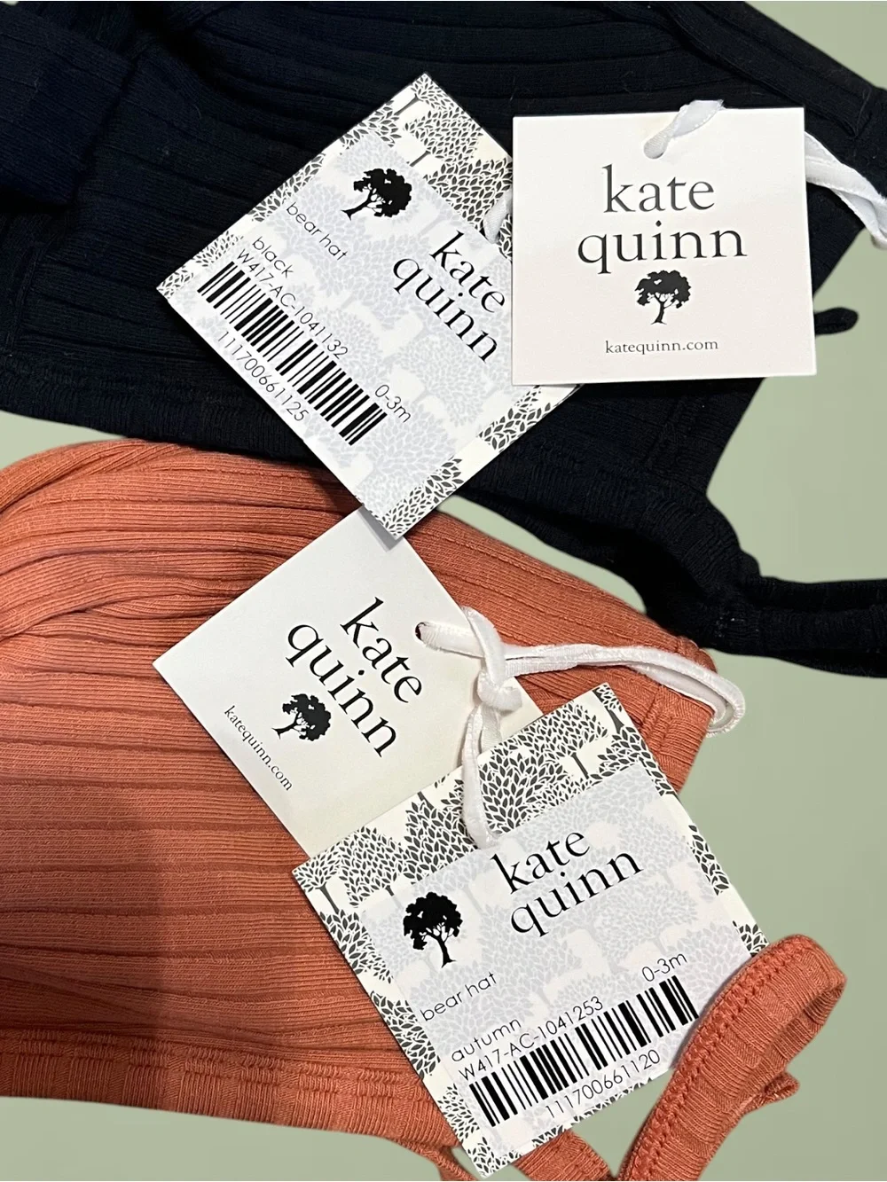 Kate Quinn Bear Hat Bundle Sz 0-3 Months